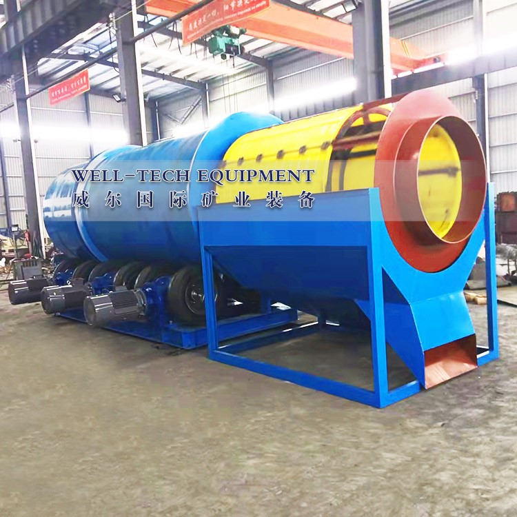 100tph 18m diameter Scrubber trommel with rubber lining 100tph 18m diameter Scrubber trommel with rubber lining